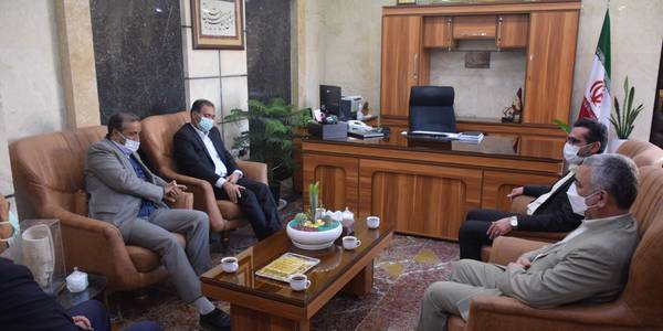 دیدار مهندس لطفی مدیرکل مخابرات استان مرکزی با محمدرضا ناظری فرماندار شهرستان محلات