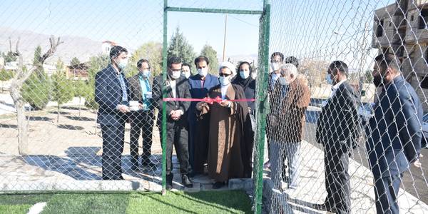 آئین افتتاح زمین چمن مصنوعی شهرداری نیم ور