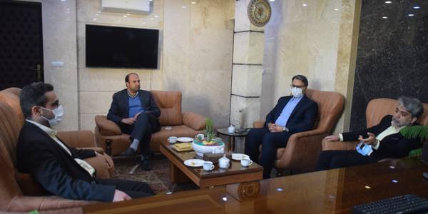 دیدار مهندس جودکی مدیرکل اداره صمت استان مرکزی با محمدرضا ناظری فرماندار شهرستان محلات