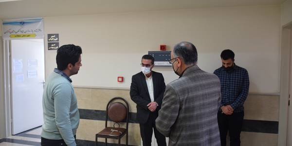 بازدید سرزده محمدرضا ناظری فرماندار شهرستان محلات از اداره بنیاد مسکن