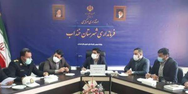 برگزاری جلسه شورای ترافیک شهرستان خنداب در راستای کاهش تصادفات جاده ای