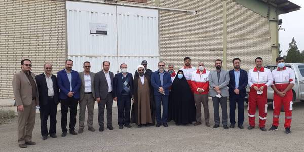 بازدید استاندار مرکزی از پایگاه امدادی جاده ای همای سعادت جمعیت هلال احمر شهرستان دلیجان