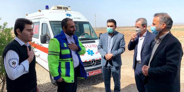 از پایگاه اورژانس جاده ای پرندک