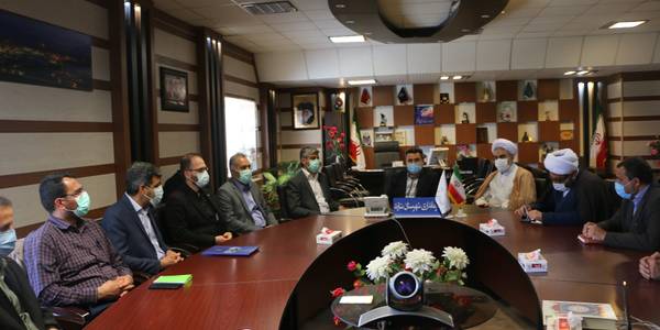 برگزاری آئین تکریم ومعارفه رئیس اداره اوقاف و امور خیریه شهرستان شازند