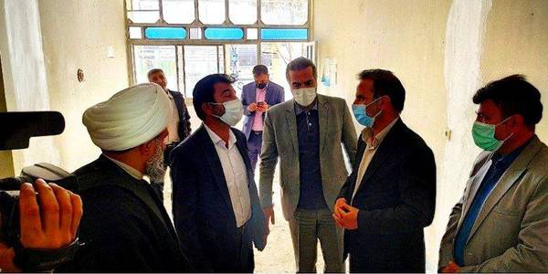 از ساختمان بخشداری زاویه