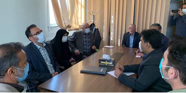 نشست جناب اقای آذری سرپرست فرمانداری شهرستان زرندیه