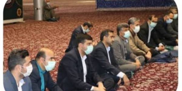 حضور فرماندار شهرستان اراک به همراه مدیران دستگاه های اجرایی شهرستان در جلسه تفسیر قرآن مجید