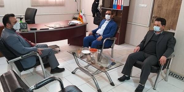 دیدار فرماندار و بخشدار مرکزی کمیجان با رییس بنیاد شهید و امور ایثارگران شهرستان