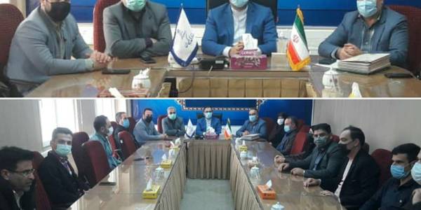 جلسه داخلی و دیدار اداری فرماندار با پرسنل فرمانداری و بخشداری مرکزی