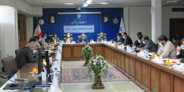 نشست فرمانداران استان به ریاست دکتر مخلص‌الائمه استاندار مرکزی و معاونین استاندار