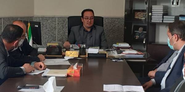 جلسه بررسی وضعیت شن و ماسه در شهرستان دلیجان