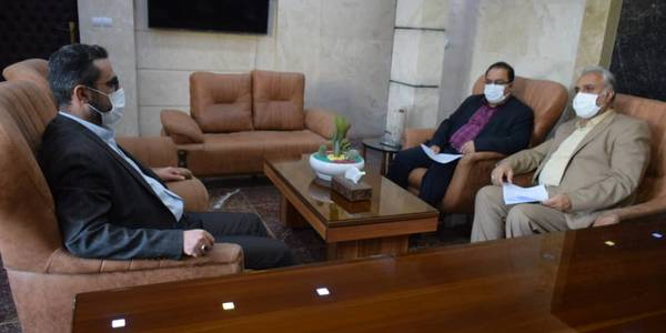 دیدار رییس آموزش و پرورش شهرستان محلات با فرماندار