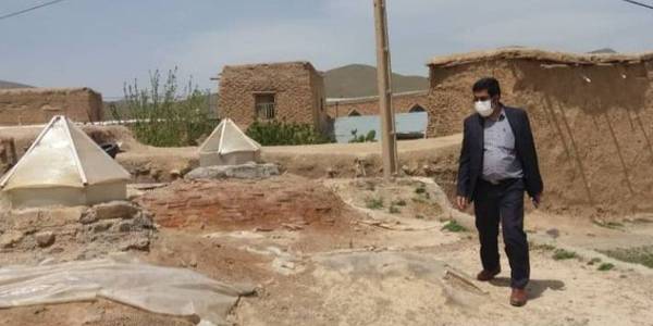 ""بازدید فرماندار از روستای گوشه سفلی""