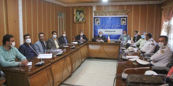 جلسه شورای ترافیک شهرستان  خمین برگزار شد