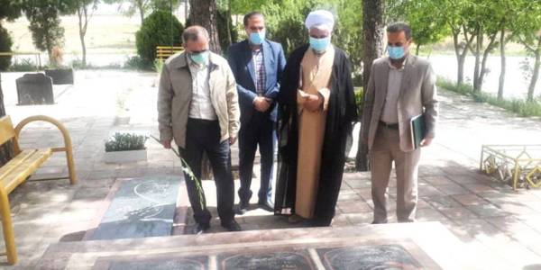 گلباران گلزاری شهدای آسیابک با حضور جناب آقای مخلص الائمه استاندار مرکزی