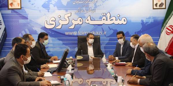 جلسه با  مدیرعامل شرکت مخابرات منطقه مرکزی