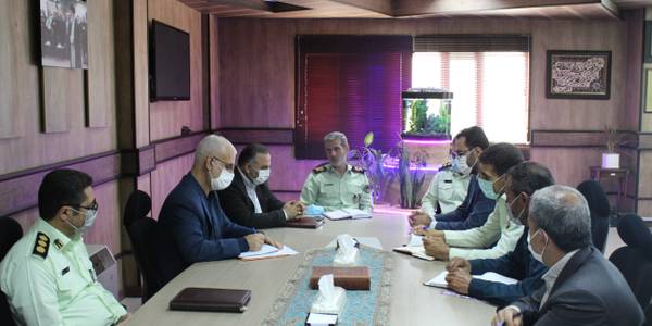 جلسه با  فرمانده انتظامی استان مرکزی