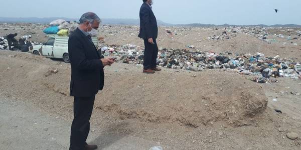 بازدید فرماندار از مجتمع پسماند شهرستان خنداب