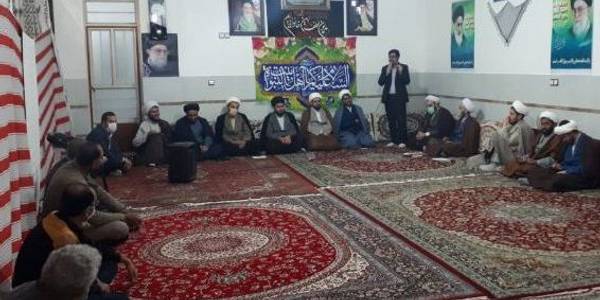 سخنرانی فرماندار در جمع روحانیون شهرستان خنداب