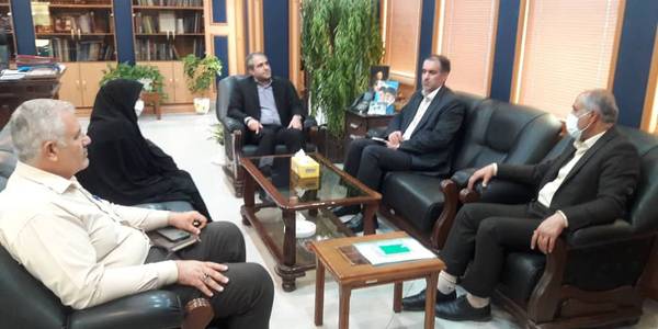 دیدار رستمی ،  سرپرست اداره کل آموزش فنی و حرفه ای استان مرکزی با « مهدی الیاسی » سرپرست فرمانداری ویژه شهرستان ساوه