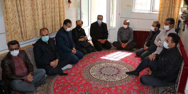 دیدار با خانواده شادروان جوان ناکام محمد بیاتی