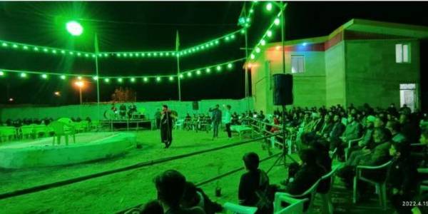 حضور فرماندار، امام جمعه، بخشداران مرکزی و میلاجرد و جمعی از مدیران-روسای ادارات شهرستان در روستای اسفندان و بازدید از مراسم تعزیه امام علی(ع)