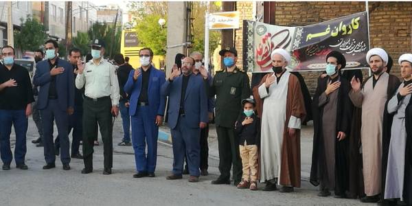 عزاداری و مراسم سینه زنی به مناسبت شهادت مولای متقیان امام  علی(ع) در شهر کمیجان با حضور محبین اهل بیت علیهم السلام