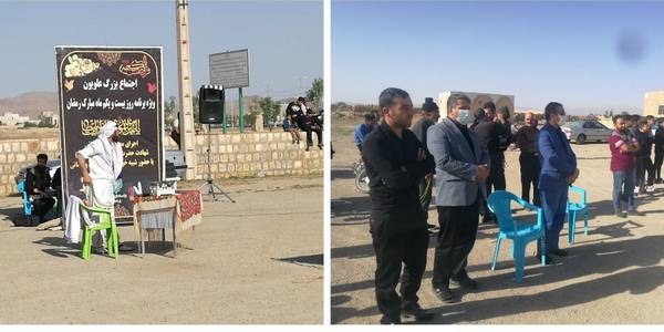 اجرای مجلس تعزیه خوانی با حضور شبیه خوانان برتر استان و کشور در شهر میلاجرد