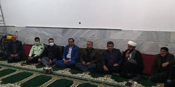 حضور فرماندار، بخشدار مرکزی و فرمانده انتظامی شهرستان کمیجان در مراسم احیای شب قدر