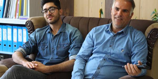 دیدار دهیار و اعضای شورای اسلامی روستای سکانه از توابع شهرستان خمین با مدیر کل دفتر امور روستایی و شوراها