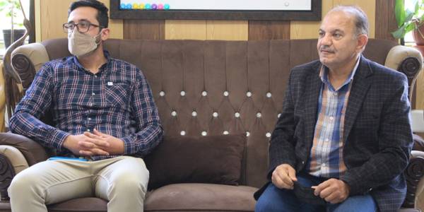 دیدار عضو شورای اسلامی و دهیار روستای طاد شهرستان تفرش با مدیر کل دفتر امور روستایی و شوراها