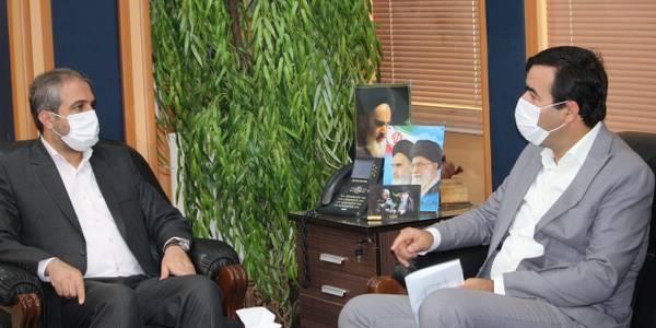 دیدار مدیر کل تامین اجتماعی استان مرکزی با " مهدی الیاسی " سرپرست فرمانداری ویژه شهرستان ساوه