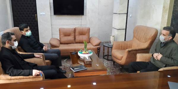 دیدار رییس اداره ورزش و جوانان شهرستان محلات با فرماندار