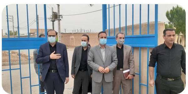 ادای احترام به  شهدای روستای حکیم آباد و روستای حسین آباد