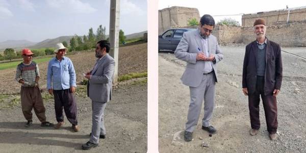 بازدید فرماندار از روستاهای کمرآب ، ثمردشت ، ابراهیم آباد و علی آباد