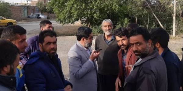"بازدید فرماندار از روستاهای گازران و ایوند نو"