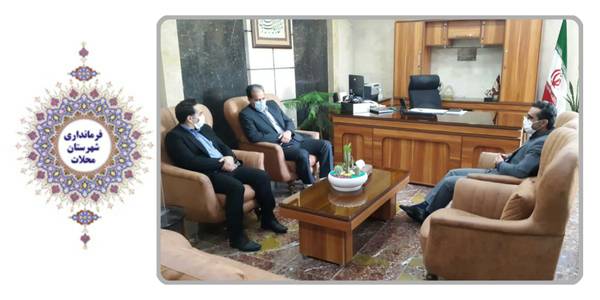ملاقات مسئولین با فرماندار