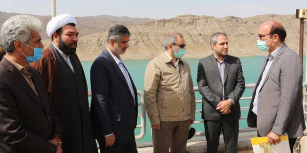 بازدید از سد الغدیر و نیروگاه تولید برق در شهرستان ساوه