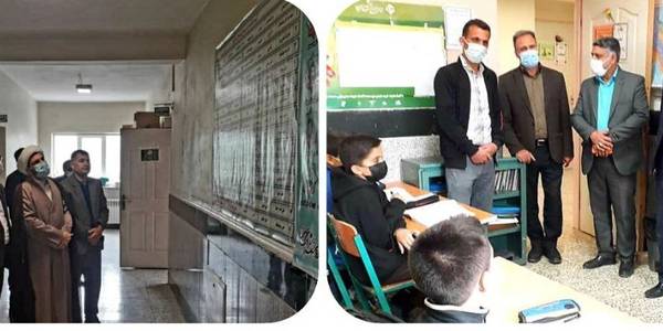 بازدید فرماندار وامام جمعه شهرستان کمیجان از برخی مدارس به مناسبت هفته بزرگداشت مقام معلم