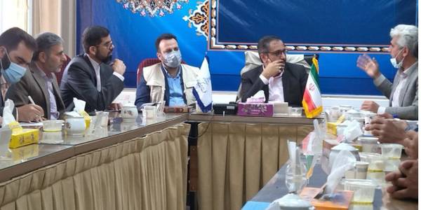 بررسی مشکلات تامین آب شرب روستاهای شهرستان با حضور مهندس عرفان نسب مدیرعامل شرکت آب و فاضلاب استان