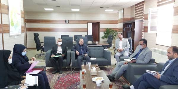 دیدار نوربخش عسکری رئیس سازمان مدیریت و برنامه ریزی استان مرکزی با فراهانی سرپرست فرمانداری شهرستان آشتیان