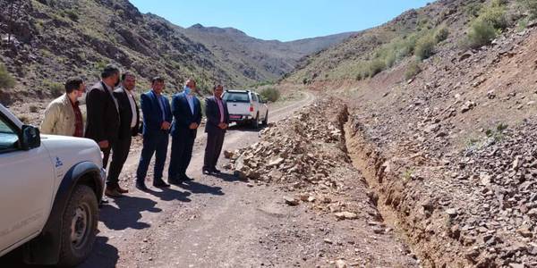 بازدید از پروژه گاز رسانی به روستای سرآبادان