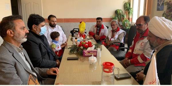 بازدید ز هلال احمر شهرستان زرندیه