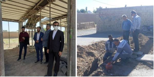 بازدید ابراهیم رستمی فرماندار شهرستان کمیجان به اتفاق مدیر بنیاد علوی استان و مدیر کمیته امداد امام خمینی(ره)شهرستان از طرح های درحال احداث مسکن محرومین شهرستان.