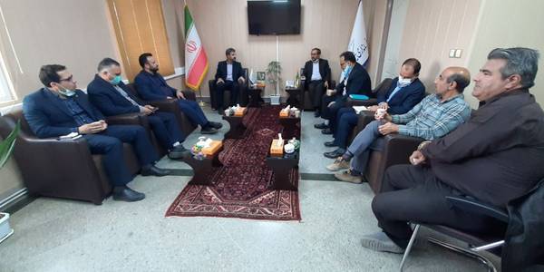 دیدار مدیر عامل توزیع برق استان با فرماندار شهرستان کمیجان.