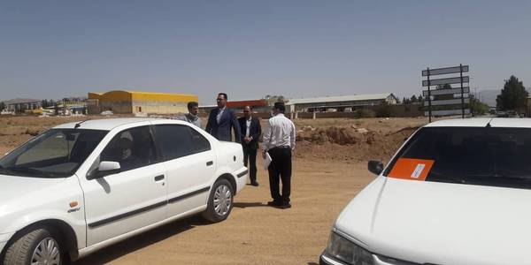 بازدید از اجرای شبکه توزیع آب ناحیه صنعتی شهید حبیبی نخجیروان شهرستان محلات