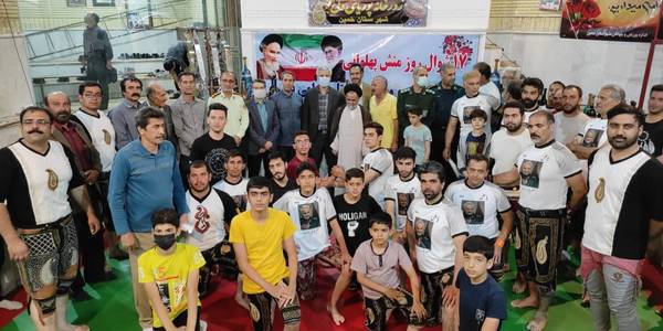 فرماندار و امام جمعه خمین از زورخانه پوریای ولی شهرستان بازدید کردند