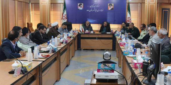 نشست مشترک  سرپرست فرمانداری ویژه شهرستان ساوه با سردار تمیزی فرمانده قرارگاه تابان و معاونین این قرارگاه