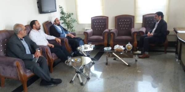 دیدار رئیس هئیت نظارت وبازرسی انتخابات استان با فرماندار