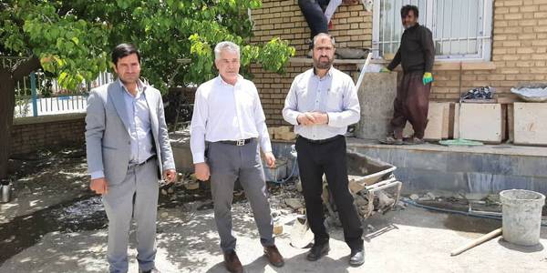 بازدید آقای آقازیارتی فرماندارشهرستان فراهان ازپروژه تجهیز و نوسازی مرکز جهاد کشاورزی خنجین